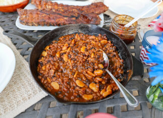 Crowd-Pleasing 3-Bean Baked Casserole Three Bean Casserole Recipe