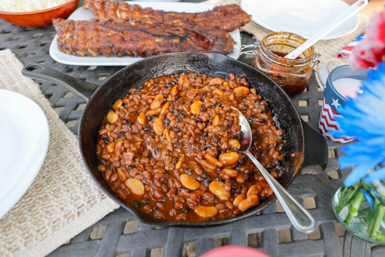 Crowd-Pleasing 3-Bean Baked Casserole