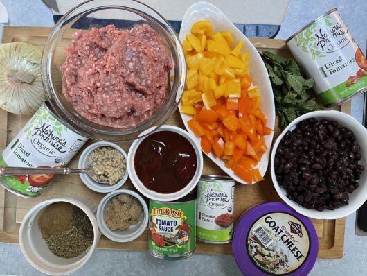 ingredients needed for lamb chili