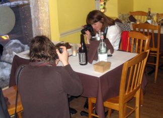 Dueling Cameras: photographer from the New York Times and Deborah Smith