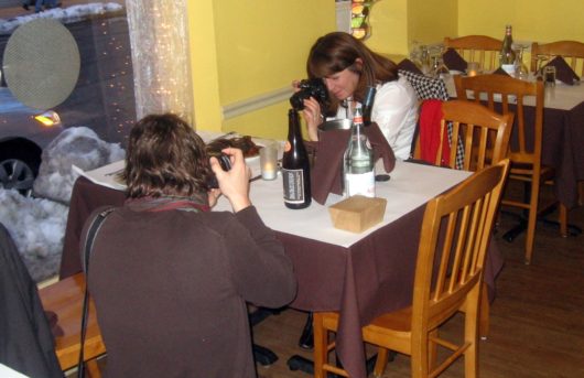 Dueling Cameras: photographer from the New York Times and Deborah Smith