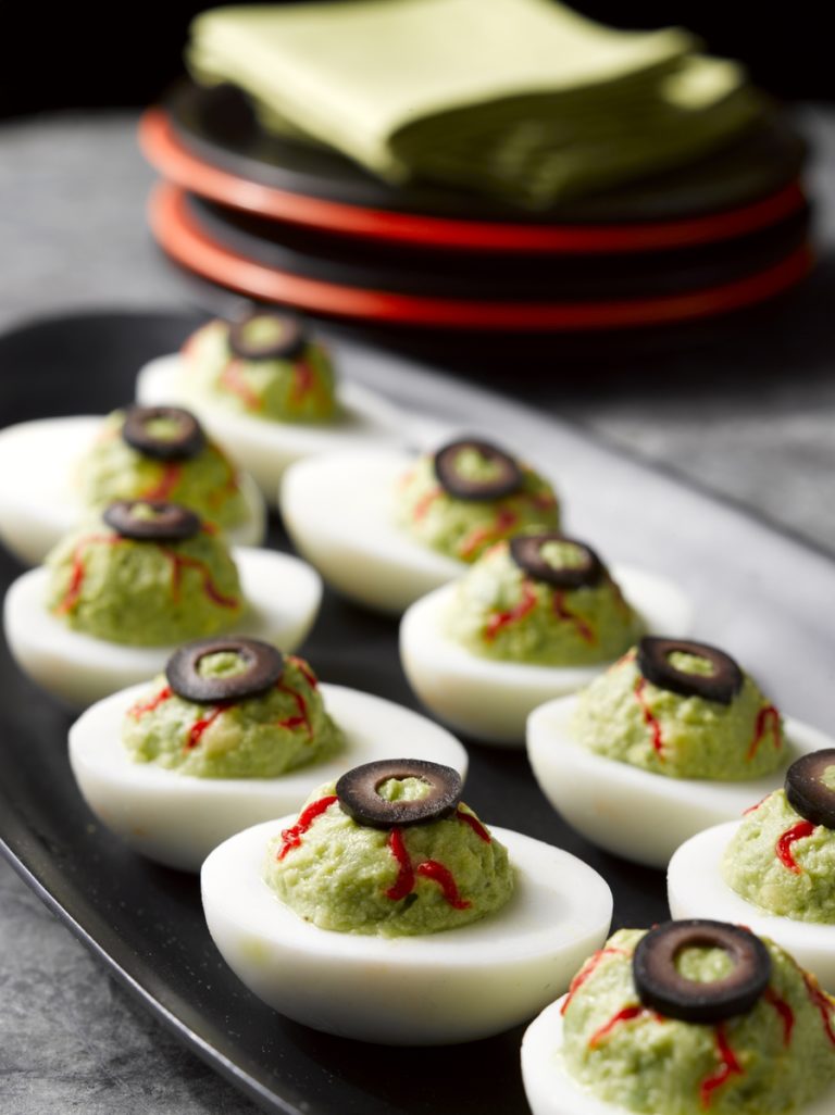 A Ghoulish Green Halloween with Avocados