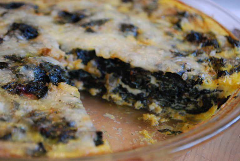Recipe: Crustless Swiss Chard Quiche