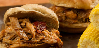 Pulled Pork Sandwich the Warren County Farmers Fair