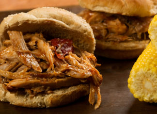 Pulled Pork Sandwich the Warren County Farmers Fair