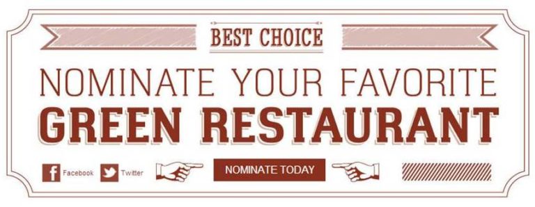 Nominate Your Favorite Green Restaurant