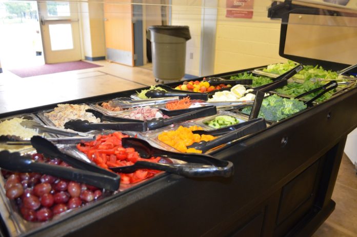 nj farm to school salad bar at NJ school
