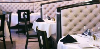 interior of the cake lounge