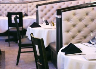 interior of the cake lounge