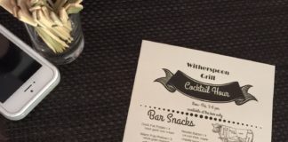 Menu of Witherspoon Grill