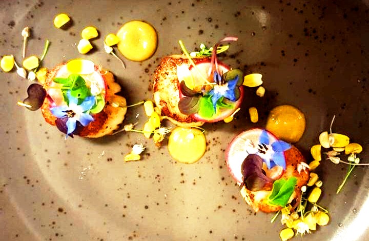 Recipe: Barnegat Light Scallops, Creamless Creamed Corn and Jersey Chanterelles