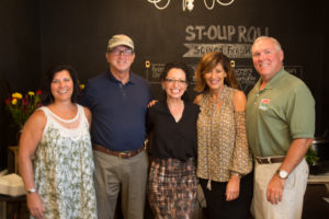 L to R: Laura DePrado, NJ Secretary of Agriculture Douglas Fisher, Jillian Kressley, Ashley Stratton, NJ Assistant Secretary of Agriculture Alfred Murray