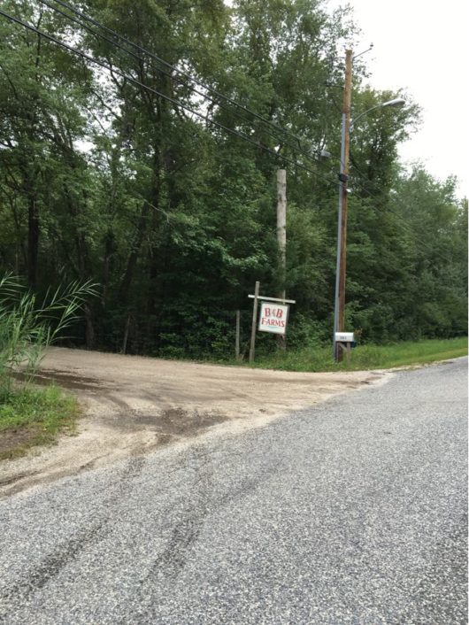 Entrance to B&B Farms