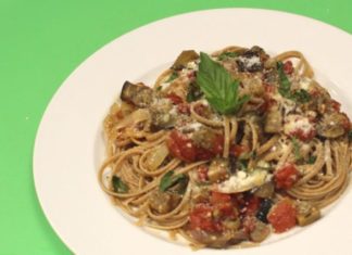 Foodbank culinary school eggplant-dish