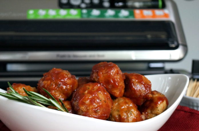 FoodSaver meatball recipe sweet sour holiday meatballs