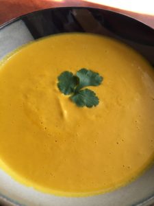 Curried Coconut and Carrot Soup