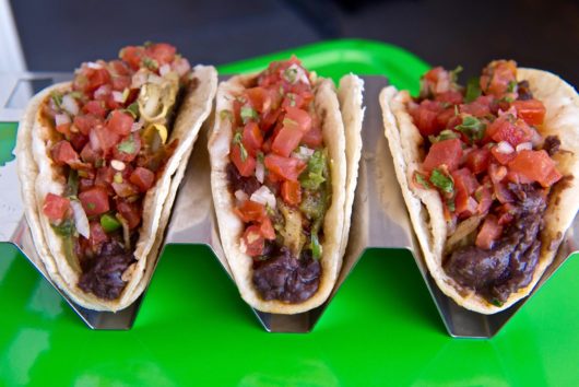 Veggie taco, the Taco Truck, Jersey Bites