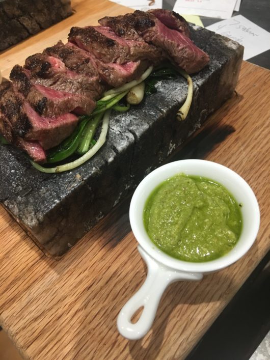 Wagyu flatiron steaks, Stage Left, Spring Ingredients, Jersey Bites