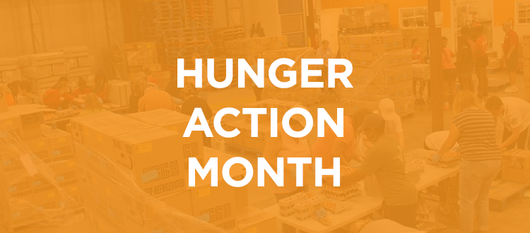 Hunger Action Month logo
