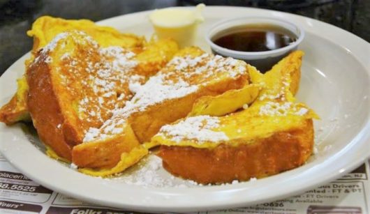 Brioche French toast at the Mastoris Diner. Jersey Bites, Michael Gabriele