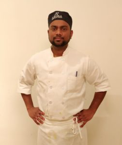 Chef Sushant of Aarzu Indian Restaurant