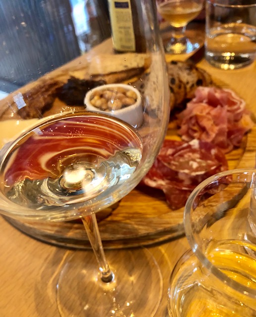 Charcuterie and Cheeseboard + Glass of Sancerre