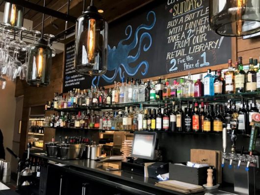 Bar at Albarino in Shewsbury NJ