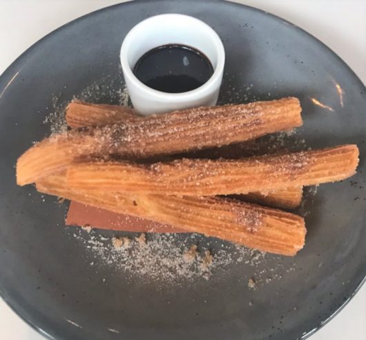 churros at Albarino in Shewsbury 