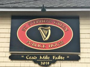 St. Stephen's Green sign