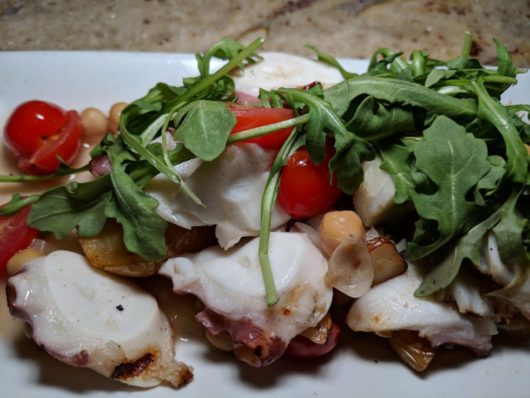 The Wine Bar, Highlands, A Lady Walks into a Bar, Gabrielle Garofalo, Jersey Bites, grilled octopus salad