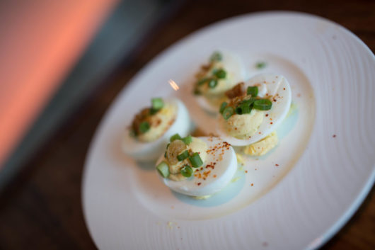 Deviled eggs at Halifax, Jersey Bites, Veronique Deblois