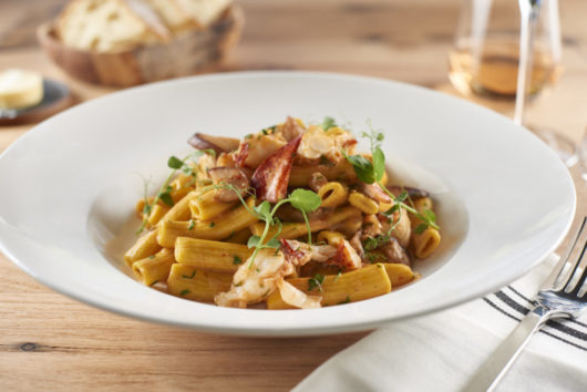 Lobster rigatoni at Halifax, Jersey Bites, Veronique Deblois