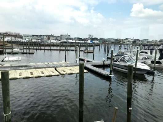 Dock outside Beach Tavern Monmouth Beach