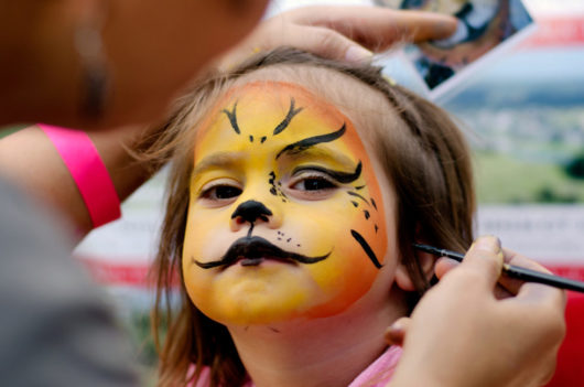 face painting at Bayonne Food Truck Fest