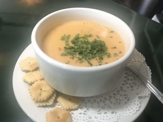 Seafood bisque, Parker House, A Lady Walks into A Bar, Gabrielle Garofalo, Jersey Bites