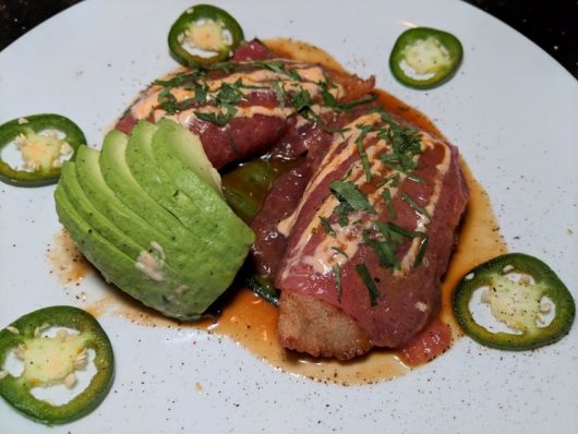 Copper Canyon tuna and avocado empanadas