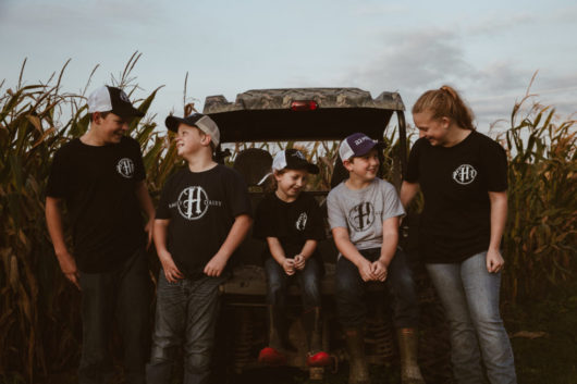 Kids on the Hourigan Family Farm