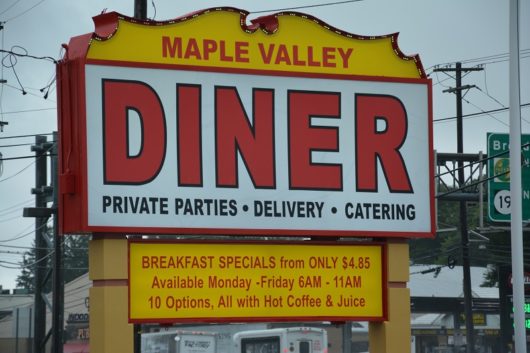 Maple Valley Diner, Michael Gabriele, Diners