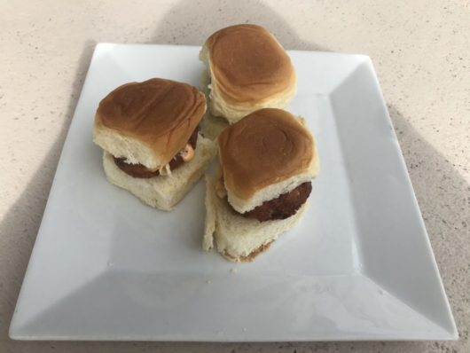 Crab cake sliders, Klein's, A Lady Walks into a Bar, Gabrielle Garofalo, Jersey Bites