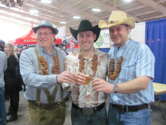 Guys in Cowboy Hats at Big Brew Beer Fest Morristown Oct 6