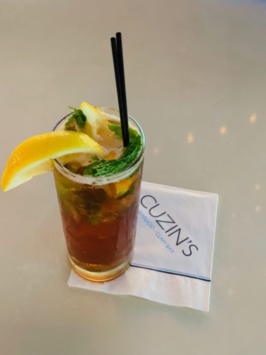 Cuzin's, Marlboro, Seafood, Cocktails, Gabrielle Garofalo, A Lady Walks into a Bar, Jersey Bites