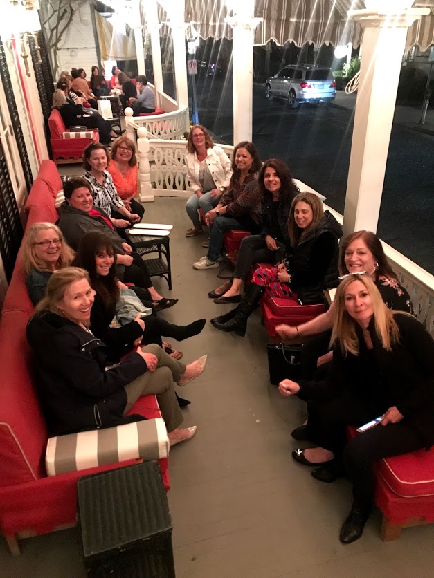 Ladies night on the front porch of the Virginia