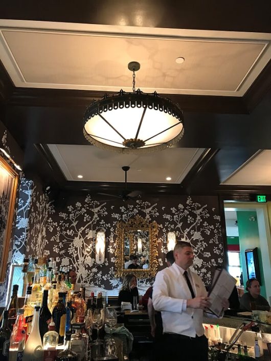 Bartender in the Brown Room