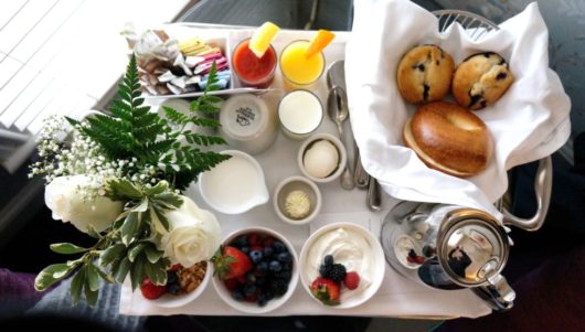 Breakfast on a Silver Platter at The Virginia Hotel