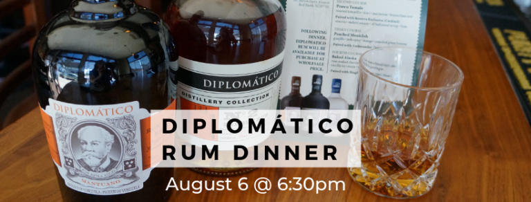 Diplomático Rum Dinner & Tasting at B2 Bistro + Bar, in Red Bank