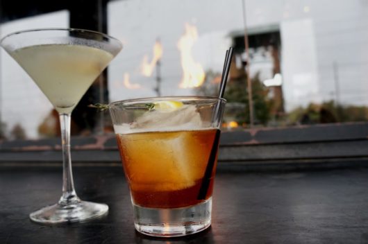 Tea Thyme Cocktail, autumn cocktails, Jersey Bites