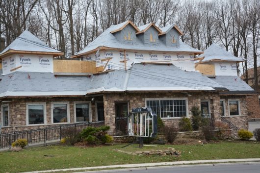 Pilgrim Diner under construction January 2021