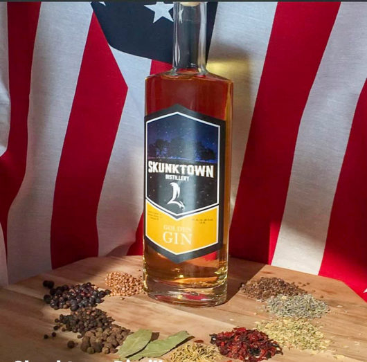 Skunktown Distillery's Golden Gin