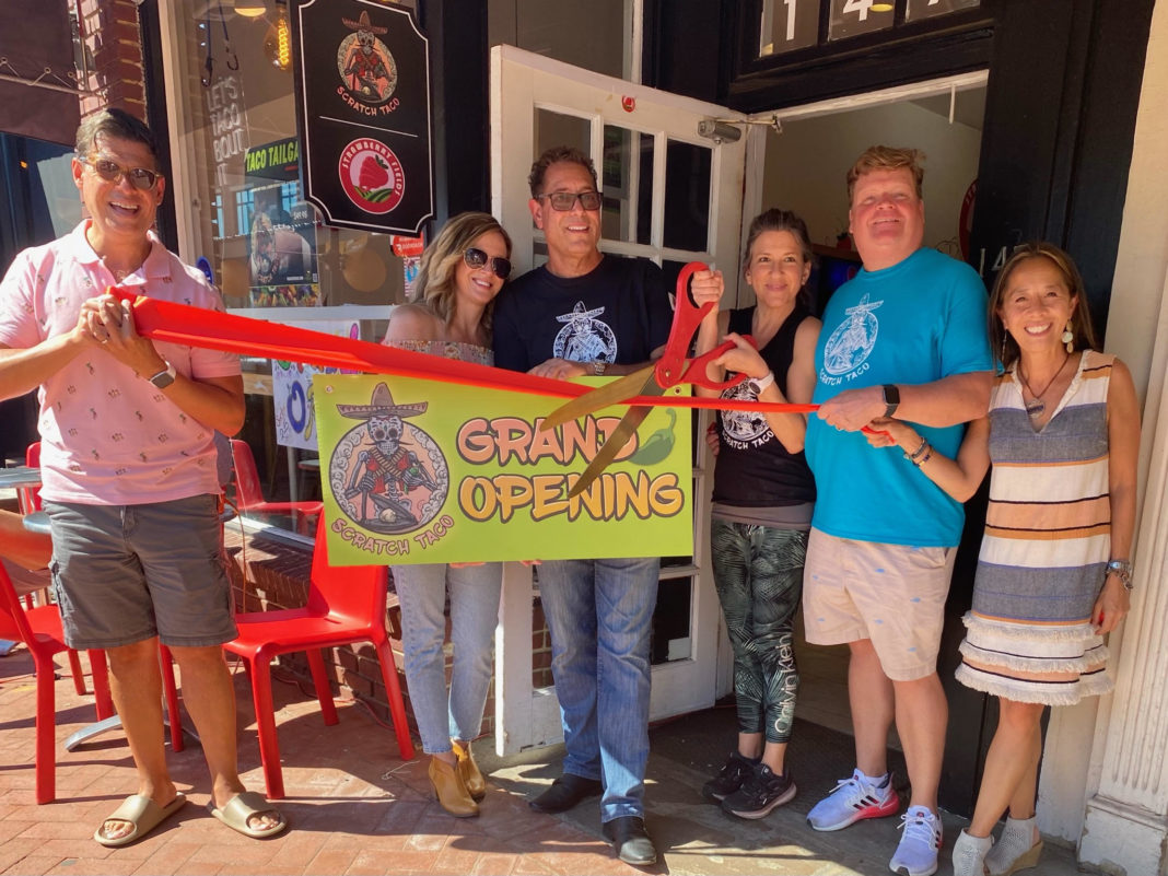 scratch taco in Maplewood ribbon cutting for Scratch Taco