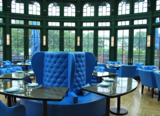 Blu Grotto Exemplifies Casual, Fine Dining at Monmouth Park Blu Grotto interior